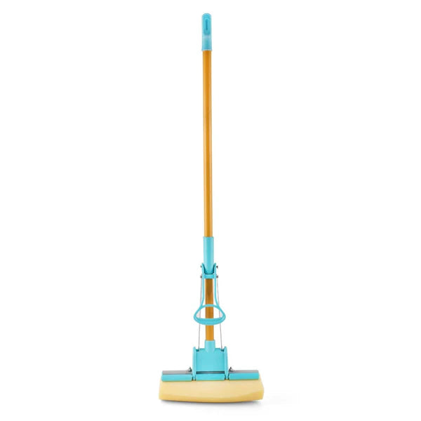 ™Stainless Steel Sponge Mop with Long Handle – Floor, Bathroom, Kitchen & Office Use