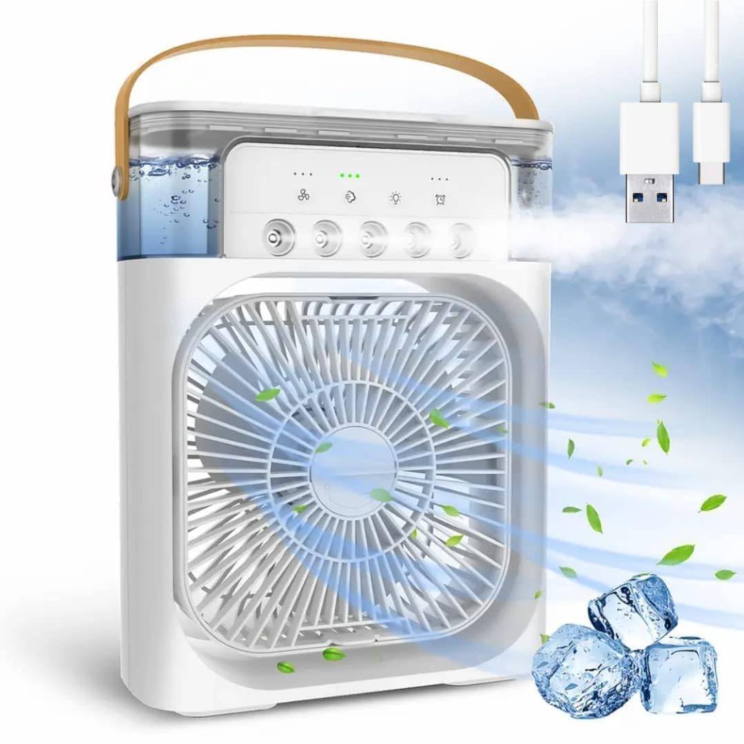 ™Cheerified 4-in-1 USB-C Mini Mist Fan & Humidifier